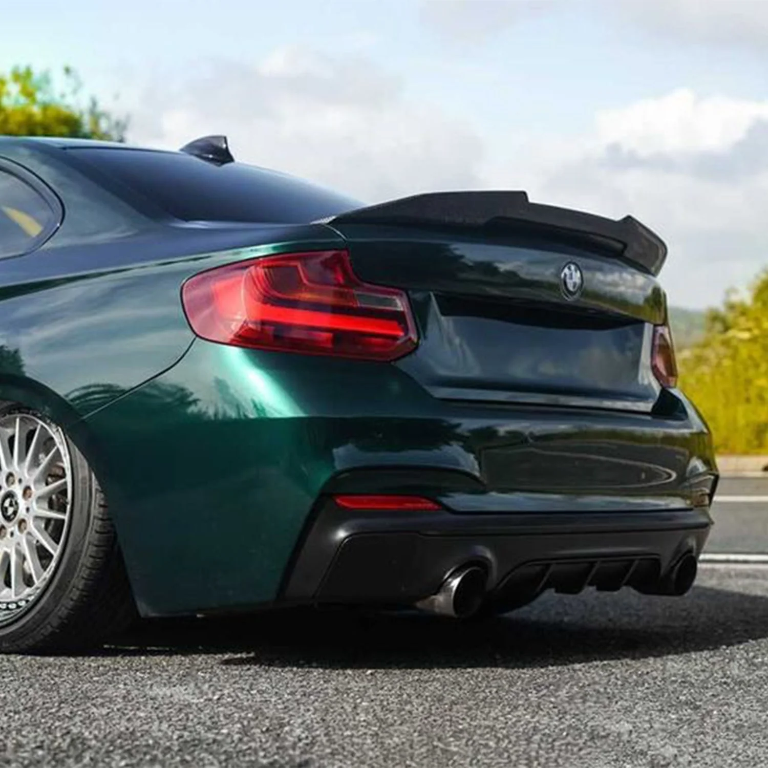 Rear spoiler Ducktail PSM Carbon | fits BMW 2 Series/M2 incl. Competition/CS (F22/F87) | Aulitzky Tuning
