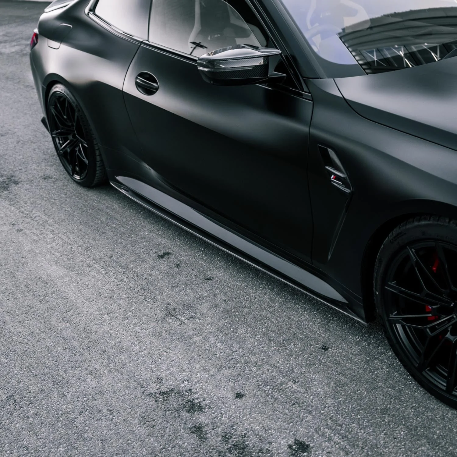 Side skirts SK-1 Carbon | fits BMW M3/M4 incl. Competition (G80/G81/G82/G83) | Aulitzky Tuning