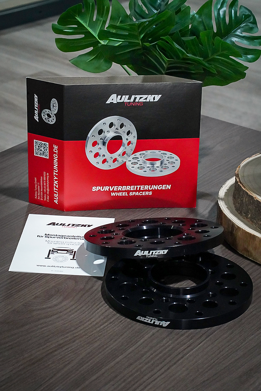 Wheel spacer set 12mm / 5x112 - 5x112 / 66,6mm | fits e.g. BMW G-Series, Mercedes, Mini F-Models, Toyota Supra etc. | Aulitzky Tuning