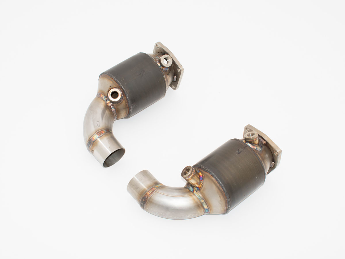 Aulitzky Exhaust | Downpipe with 2x sports catalysts | fits Porsche 911 (991.2) 3.8 Turbo/S | Motorsport articles