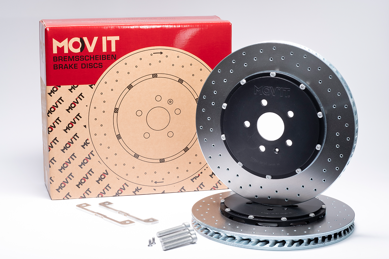 Brake upgrade kit 380x35mm perforated | fits Audi RS3 8V / TTRS 8S | Parts certificate | MOVIT