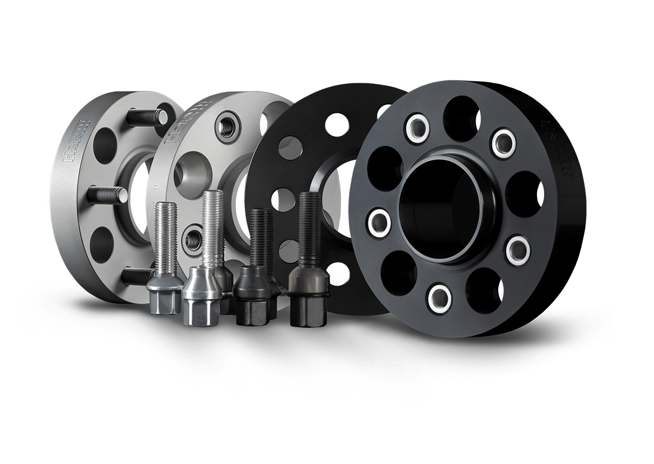 Track plate set Plug&Play 22mm/axle 5x112 | fits BMW M3/M4 incl. Competition (G80/G82/G83) | incl. ABE | H&R