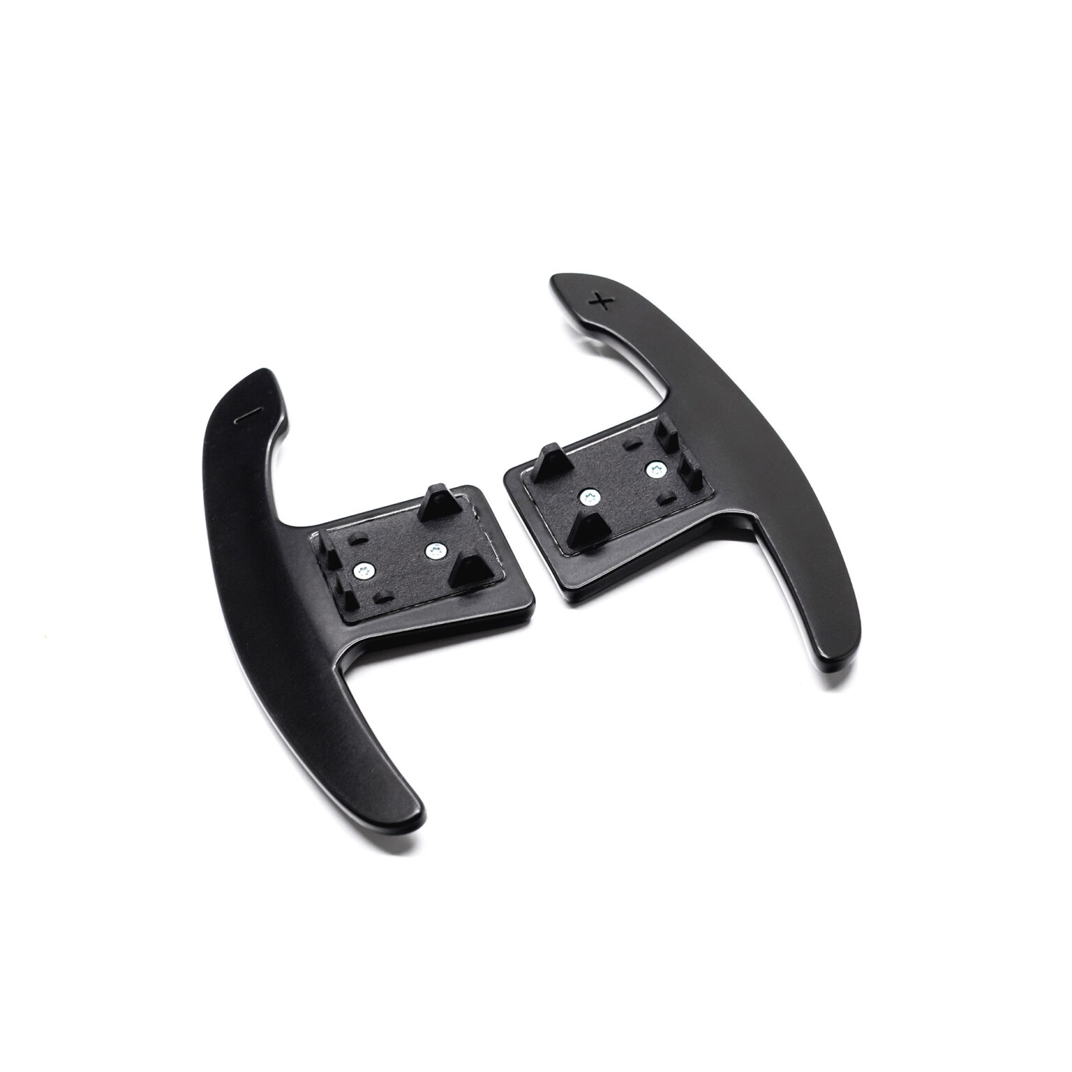 Paddle shifters aluminium black matt | fits BMW G-Series, Toyota Supra | PaddleShifterz