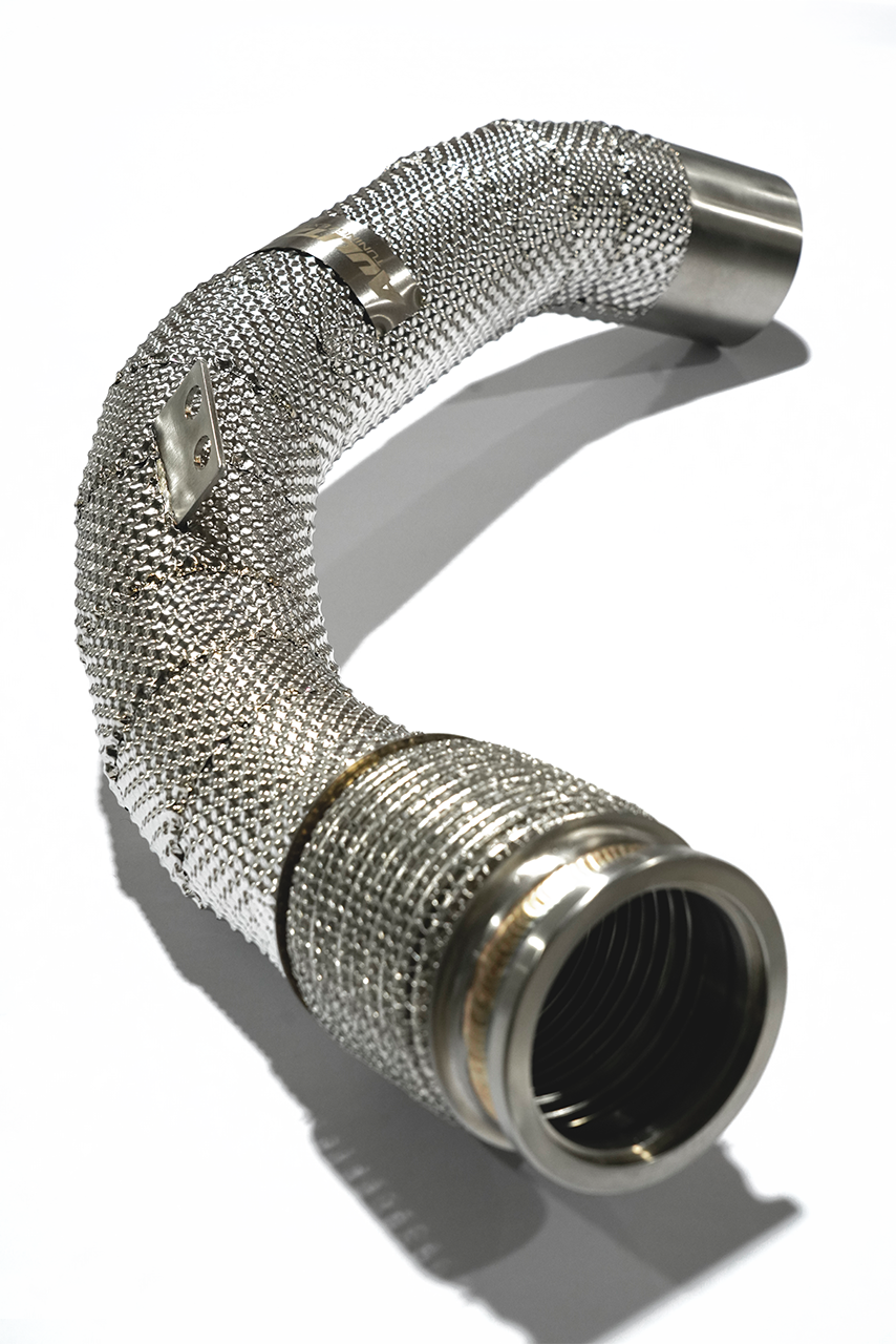 Aulitzky Exhaust | Downpipe 3" (76mm) | fits BMW M5/M8 (F90/F91/F92/F93) S63 | Motorsport articles