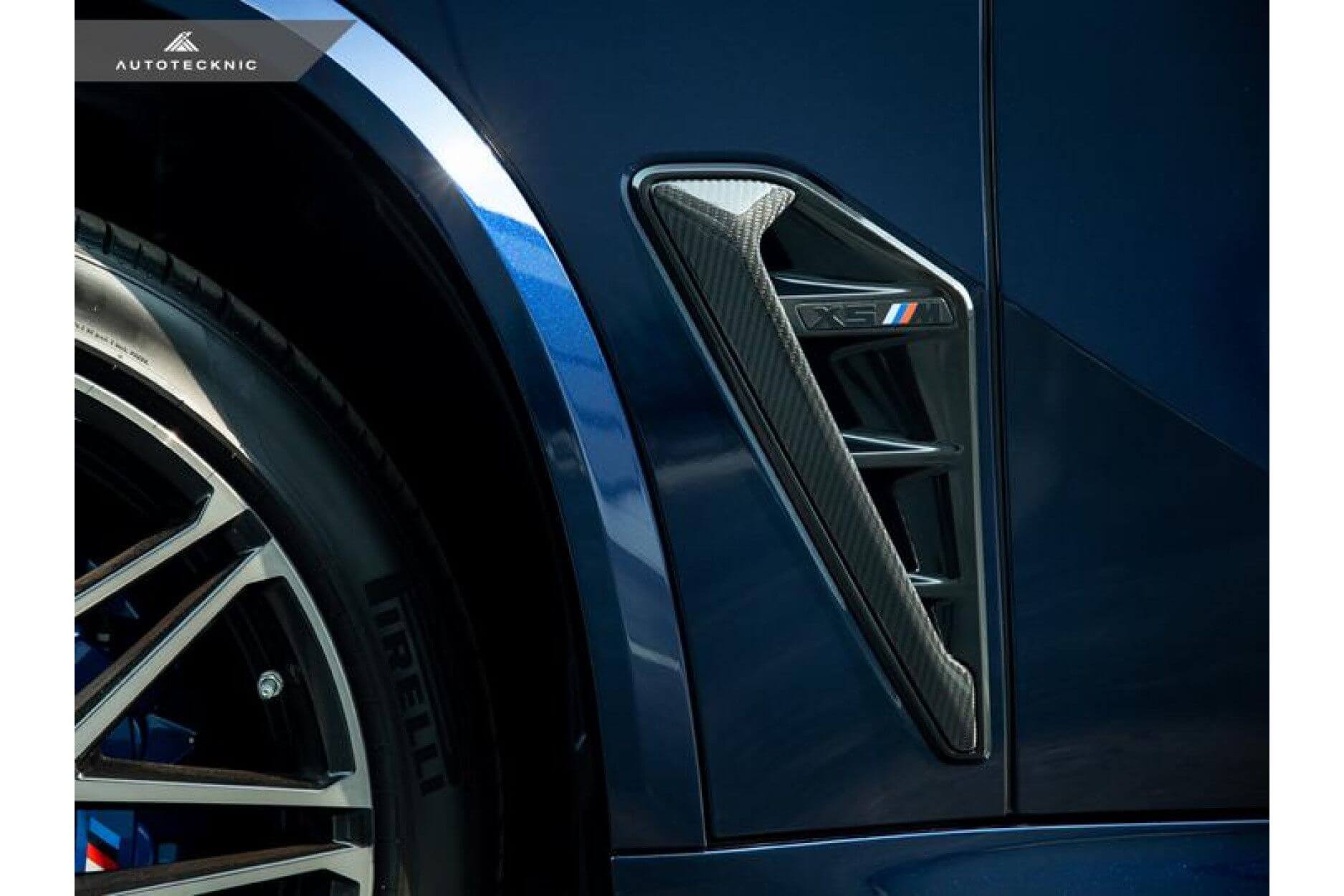 Fender Air Inlets Carbon | fits BMW X5M incl. Competition (F95) S63 | AutoTecknic