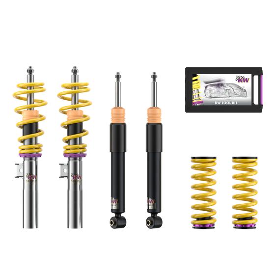 KW V1 coilover suspension inox | fits BMW 2/3 series M240i/M340i/330d (G42/G20) | 102200CL | 102200CM