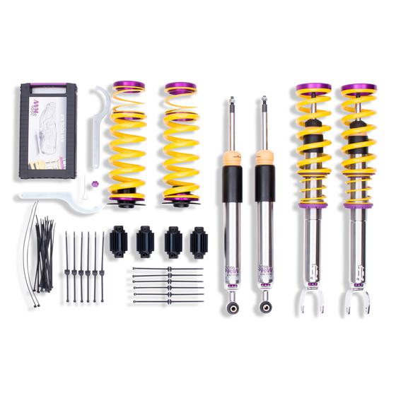 KW V3 coilover suspension inox | fits Mercedes-Benz C63/ C63S AMG (W205) | 35225081