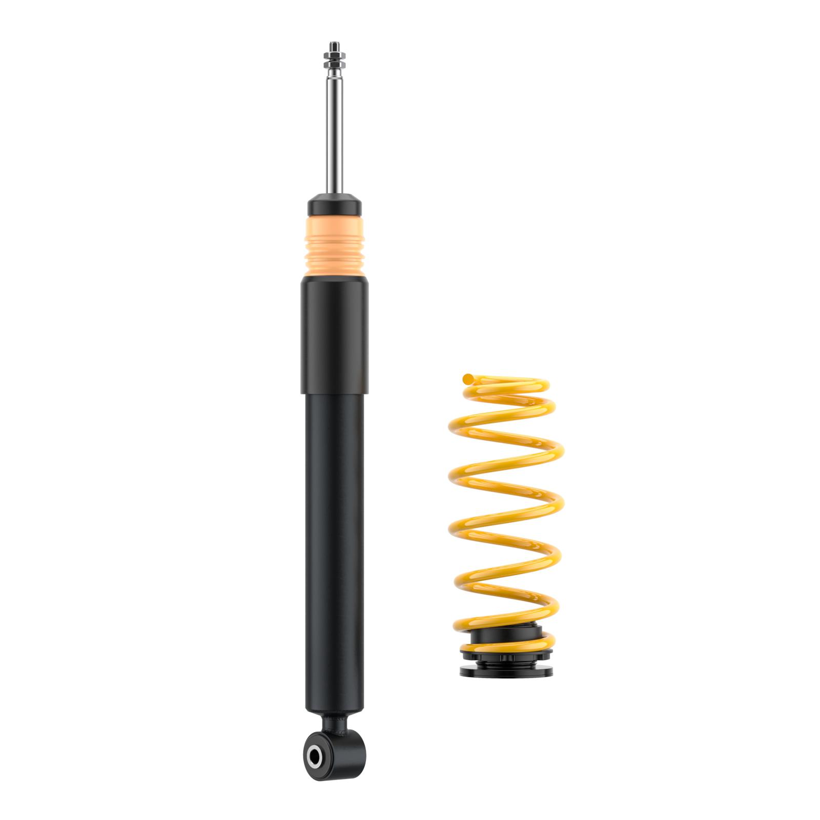Coilover suspension ST X steel galvanized | fits A1 (GB), Polo (AW) GTI | with fixed identification | 132800BW | ST Suspensions