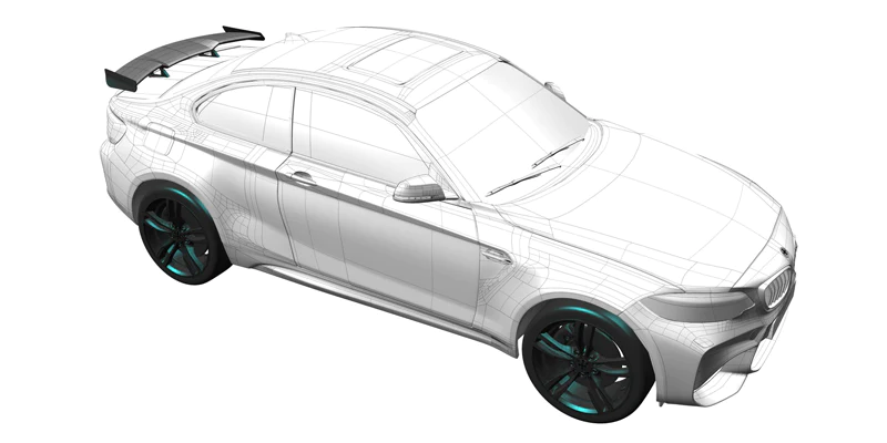 Rear wing | fits BMW 2 Series/M2 (F22/F87) | AIRCONCEPT