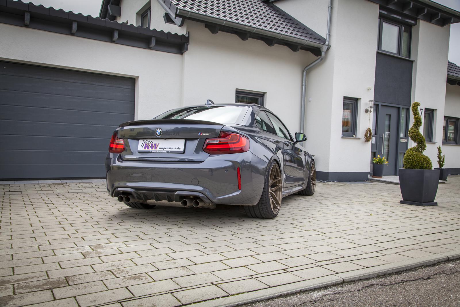 KW V3 coilover suspension inox | fits BMW M2 (F87) Coupé incl. Competition | 352200BH