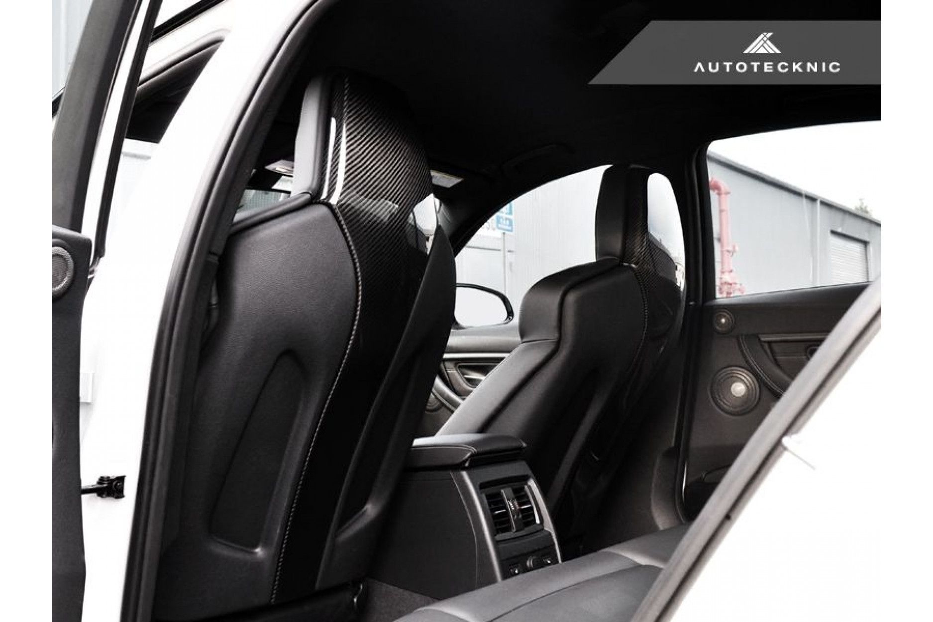 Seat cover Carbon | fits BMW M2/M3/M4 incl. Competition/CS/GTS (F87/F80/F82) S55 |AutoTecknic