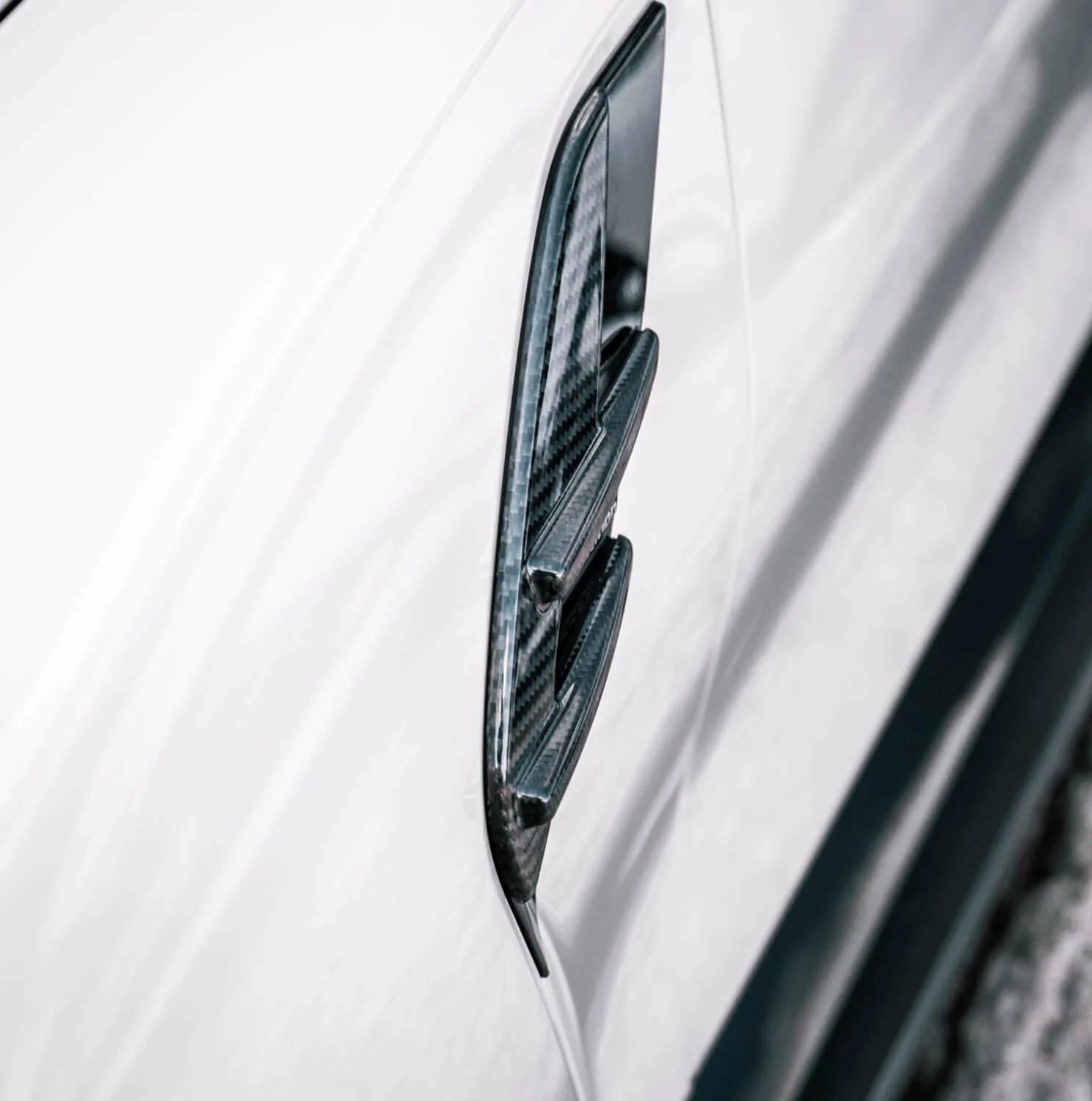Mudguard side intakes emblem sticker Carbon | fits BMW M3/M4 (G80/G81/G82/G83) | Aulitzky Tuning