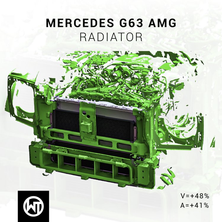 Competition water cooler kit | fits Mercedes-Benz G63 AMG (W463) 585hp | Wagner Tuning