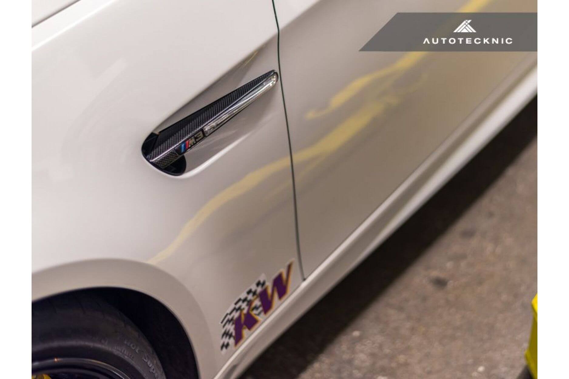 Mudguard Trim Grille Carbon | fits BMW M3 incl. CRT/GTS (E90/E92/E93) S65 | AutoTecknic