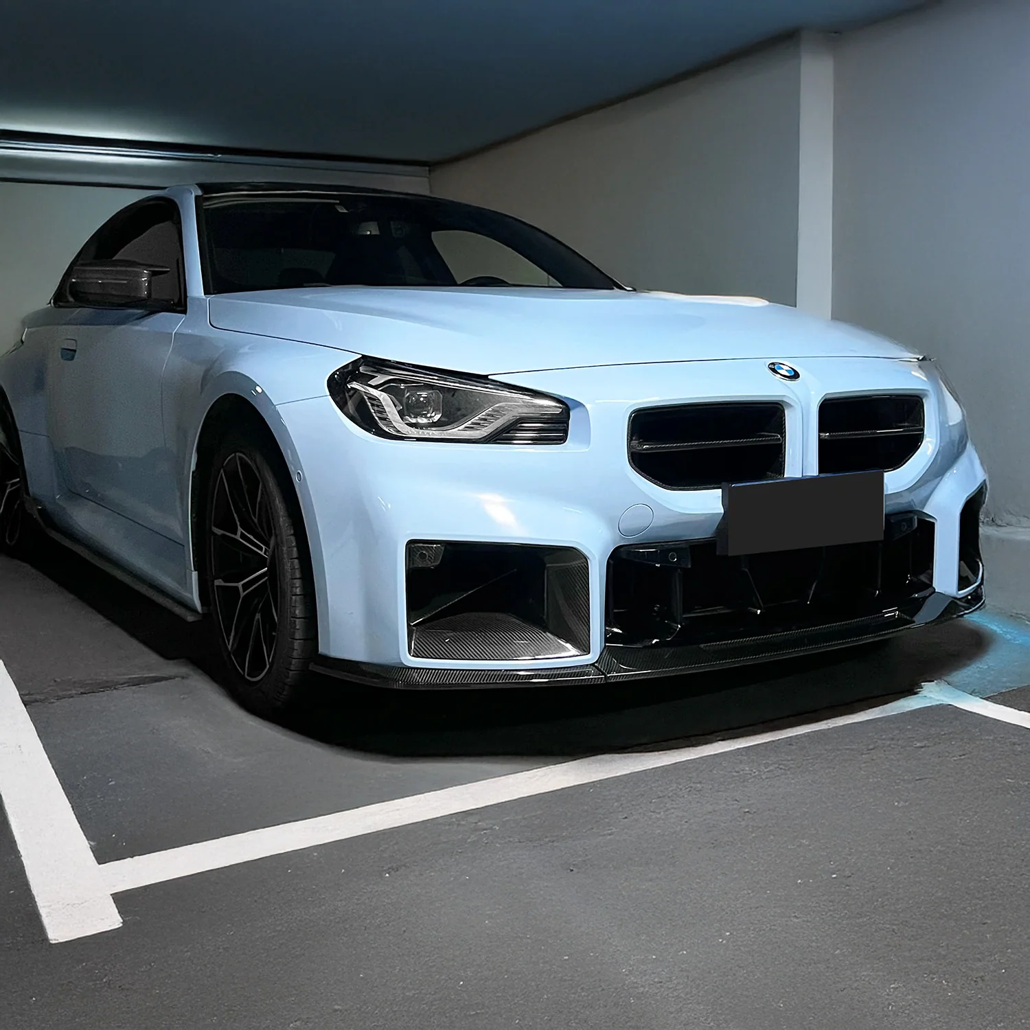 Front spoiler V1 A-Style Carbon | fits BMW M2 (G87) S58 | Aulitzky Tuning