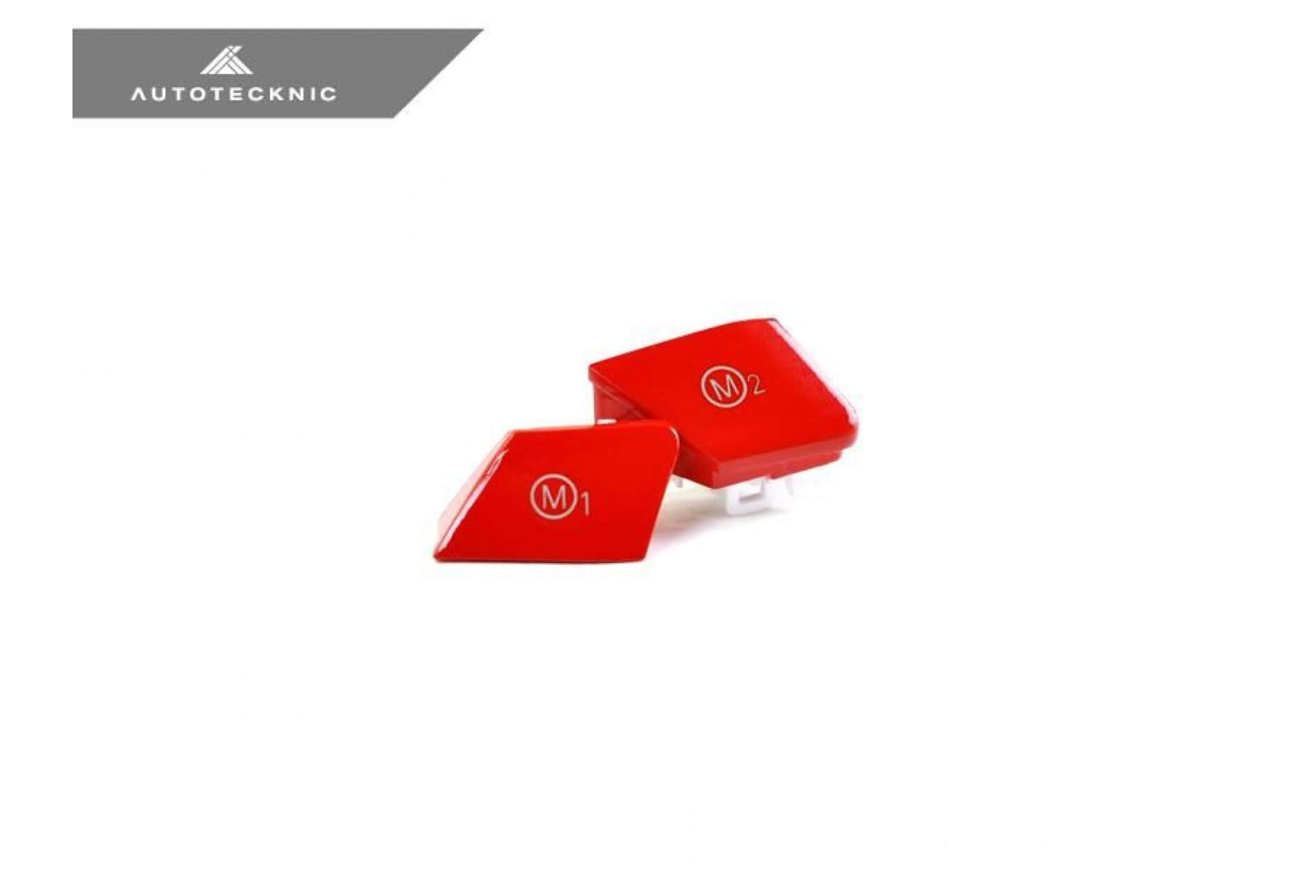 M-buttons set red | fits BMW M2/M3/M4/M5/M6 incl. Competition/CS/GTS (F-Series) | AutoTecknic