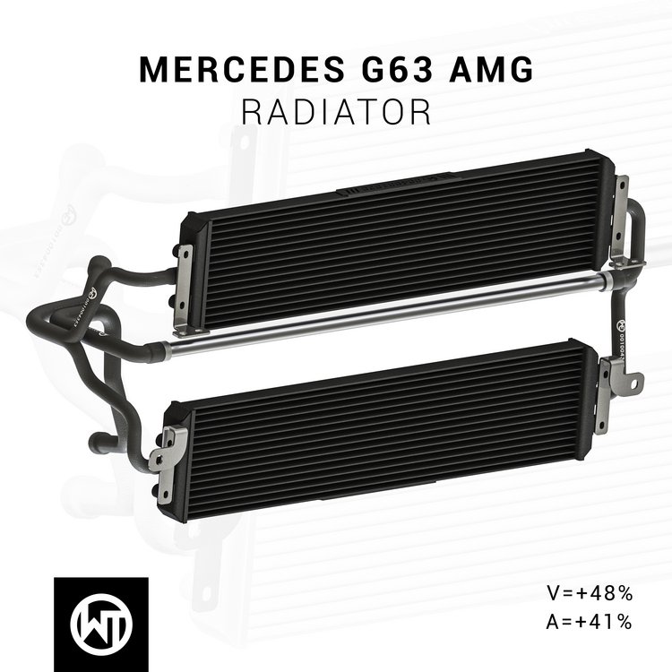 Competition water cooler kit | fits Mercedes-Benz G63 AMG (W463) 585hp | Wagner Tuning