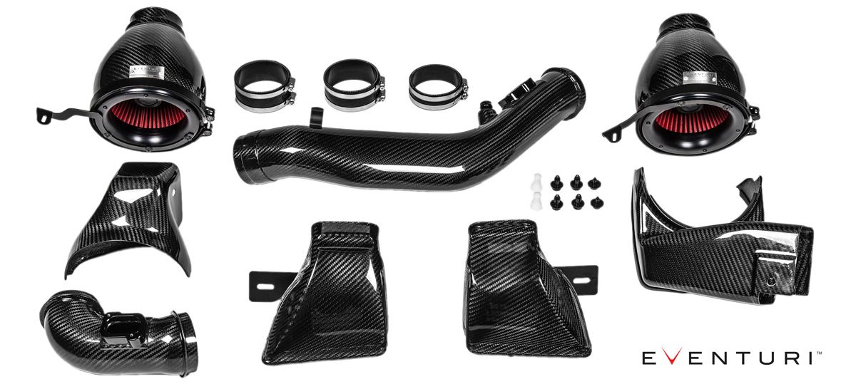 Intake system V2 Carbon | fits BMW M3/M4 incl. Competition/CS/GTS (F80/F82/F83) S55 | Eventuri