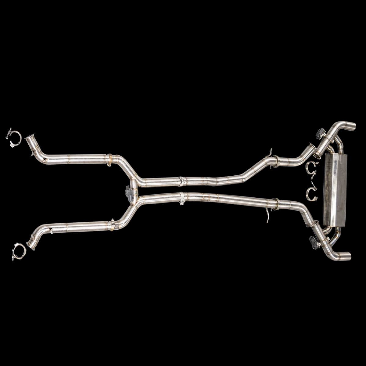 Exhaust System | passend für Mercedes AMG GLC63(S)(253) M177 LS1 4.0L V8 BiTurbo BiTurbo Valved 76mm/ 3in | Blackboost