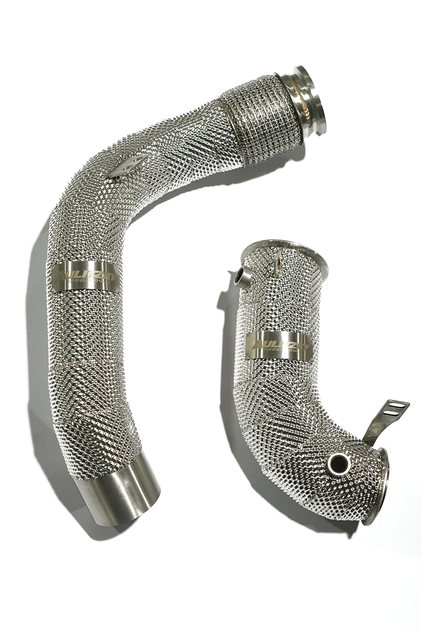Aulitzky Exhaust | Downpipe 3" (76mm) | fits BMW M5/M8 (F90/F91/F92/F93) S63 | Motorsport articles