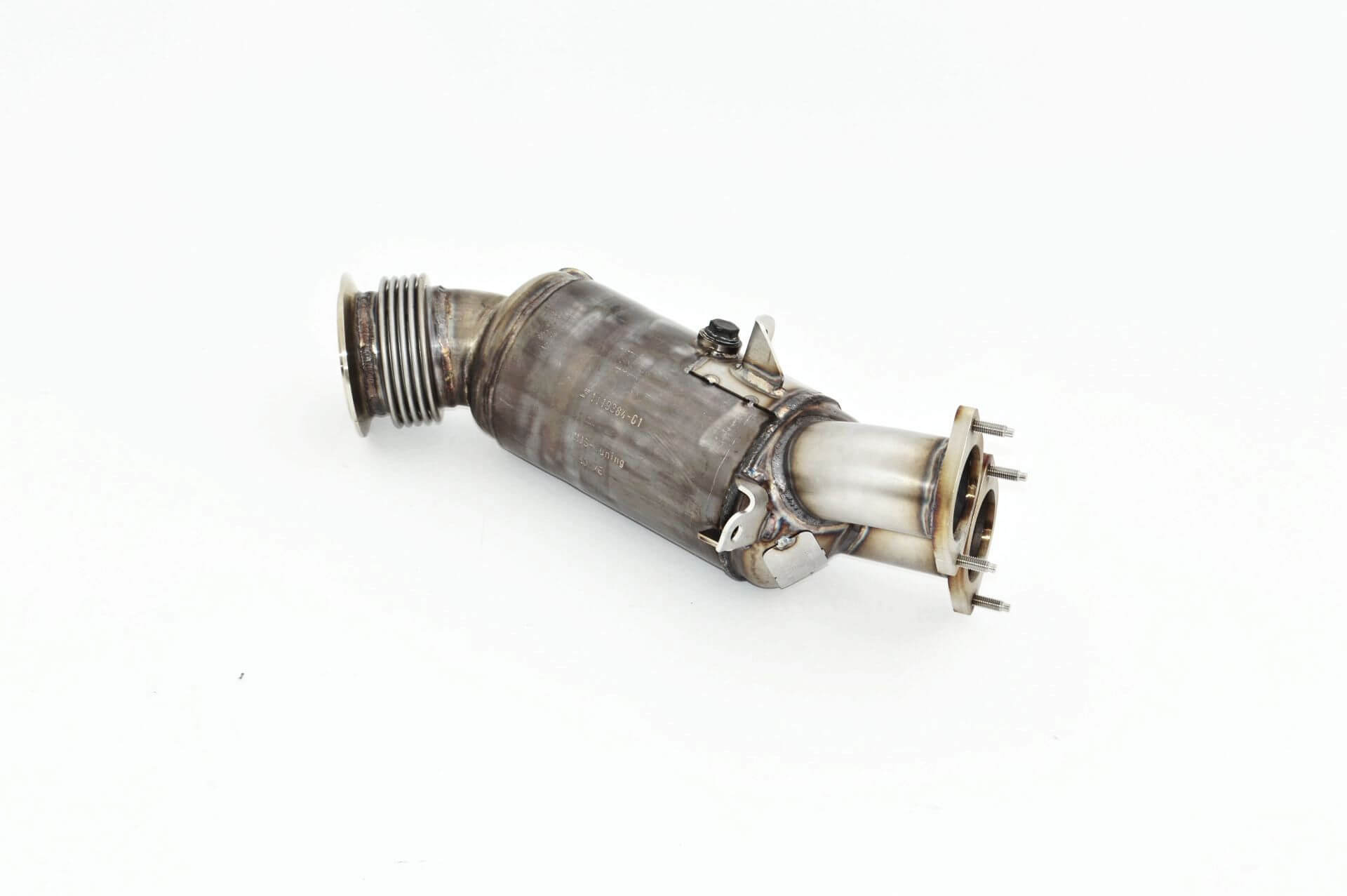Aulitzky Exhaust | ECE downpipe 3” (76mm) with sports catalyst | fits BMW 135i/335i (E82/88/E90/E91/E92/E93) 306/326hp N55