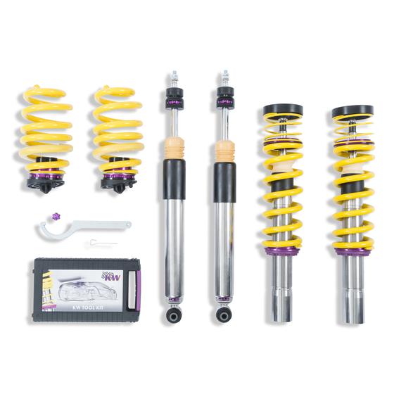KW V3 coilover suspension inox | fits Audi S4/S5 quattro B9 (8W5/F5A) VA:50mm | 352100BT | 352100BV
