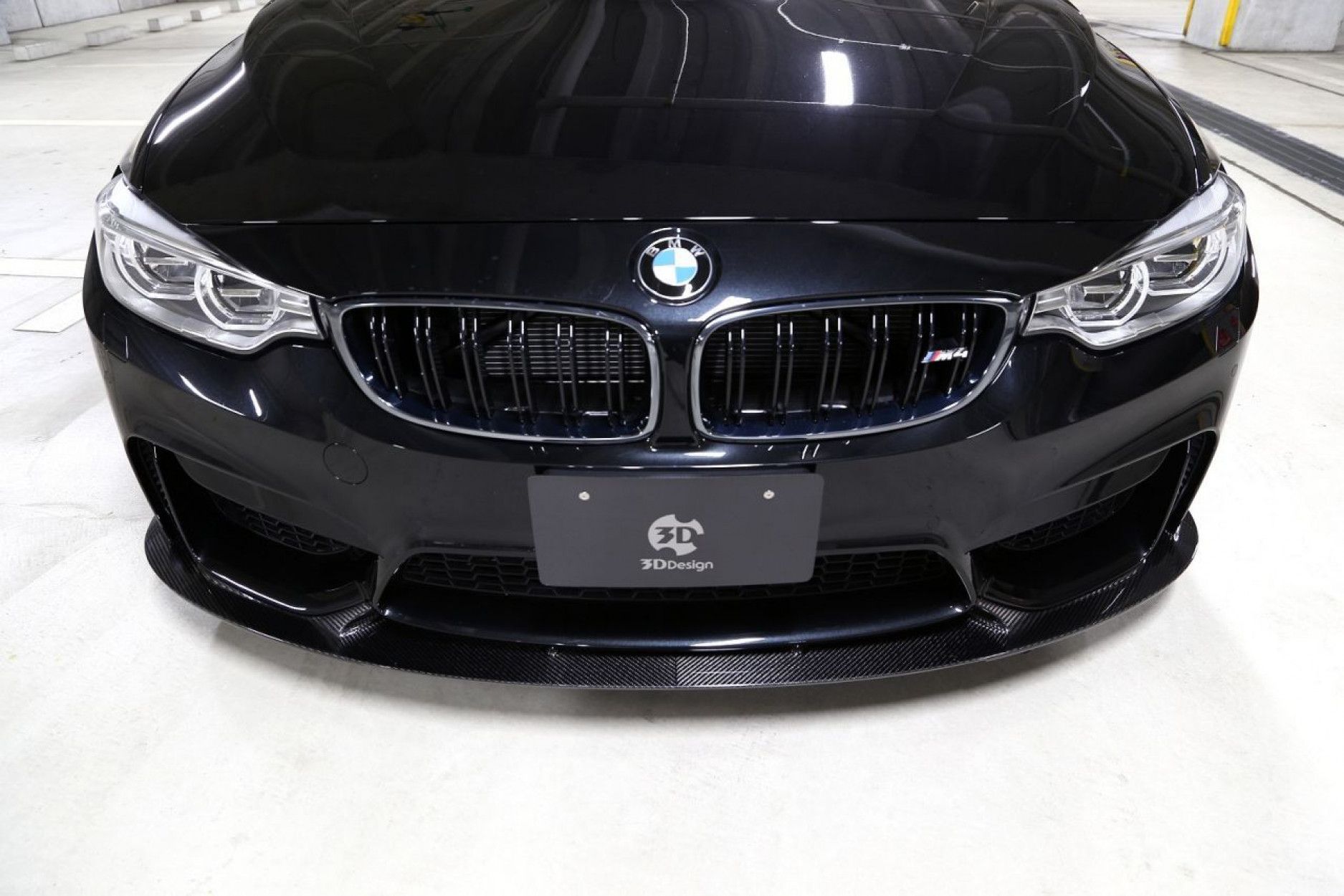 Front lip Carbon | fits BMW M3/M4 incl. Competition/CS/GTS (F80/F82) | 3DDesign