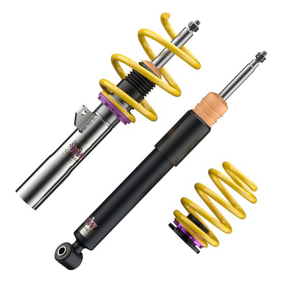 KW V2 coilover suspension inox | fits Mini FWD incl. JCW (F56/F65/F66) | 152200AG | 152200AH