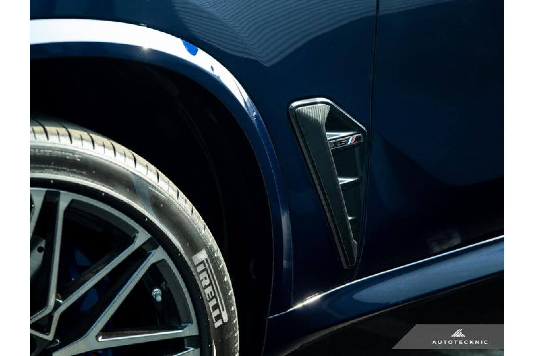 Fender Air Inlets Carbon | fits BMW X5M incl. Competition (F95) S63 | AutoTecknic