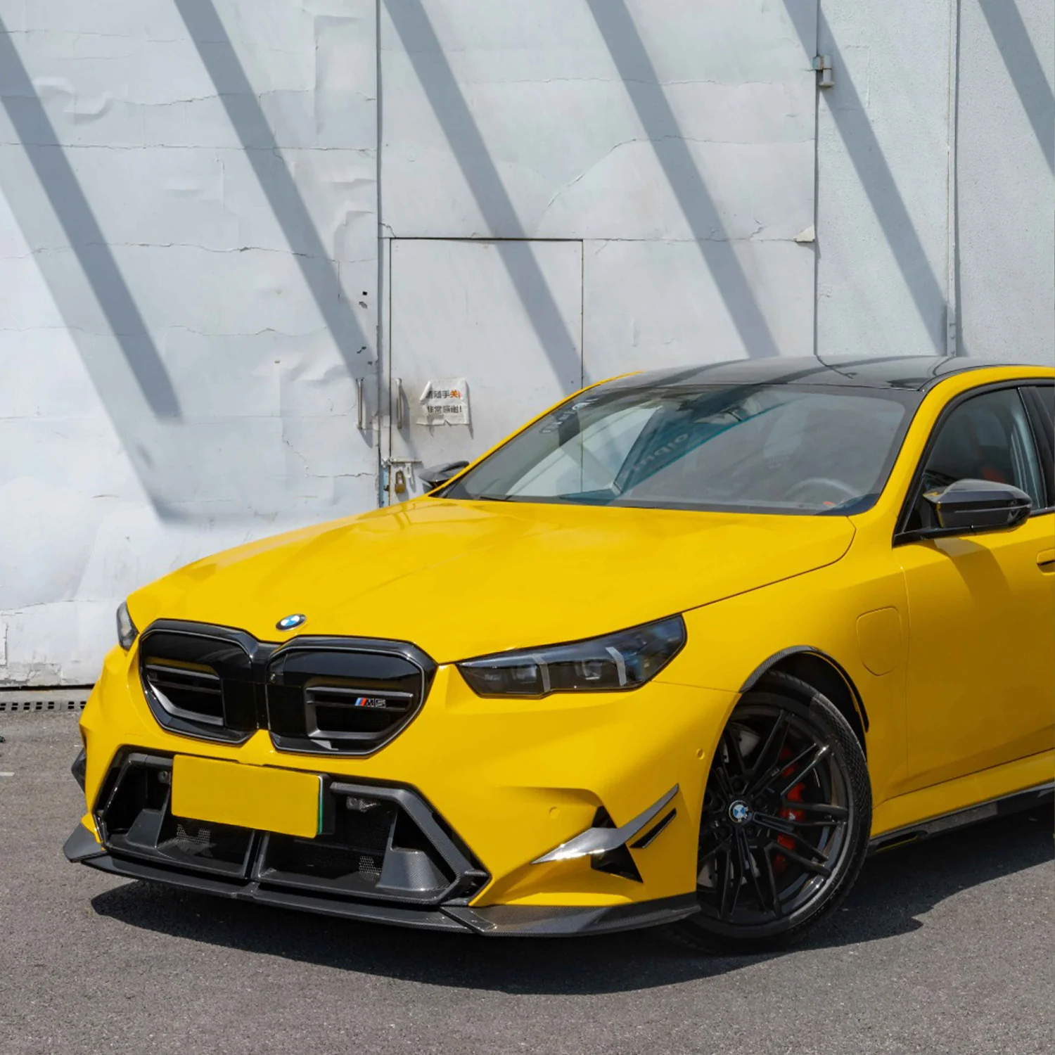 Front spoiler SOOQOO Carbon | fits BMW M5 (G90/G99) S68 | Aulitzky Tuning