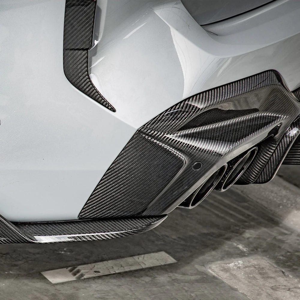 Rear diffuser SOOQOO Carbon | fits BMW X3M incl. Competition (F97) S58 | Aulitzky Tuning