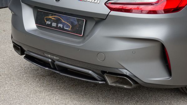 Rear apron center Carbon | fits BMW Z4 (G29) M-Package | incl. certificate | Pearl-Carbon