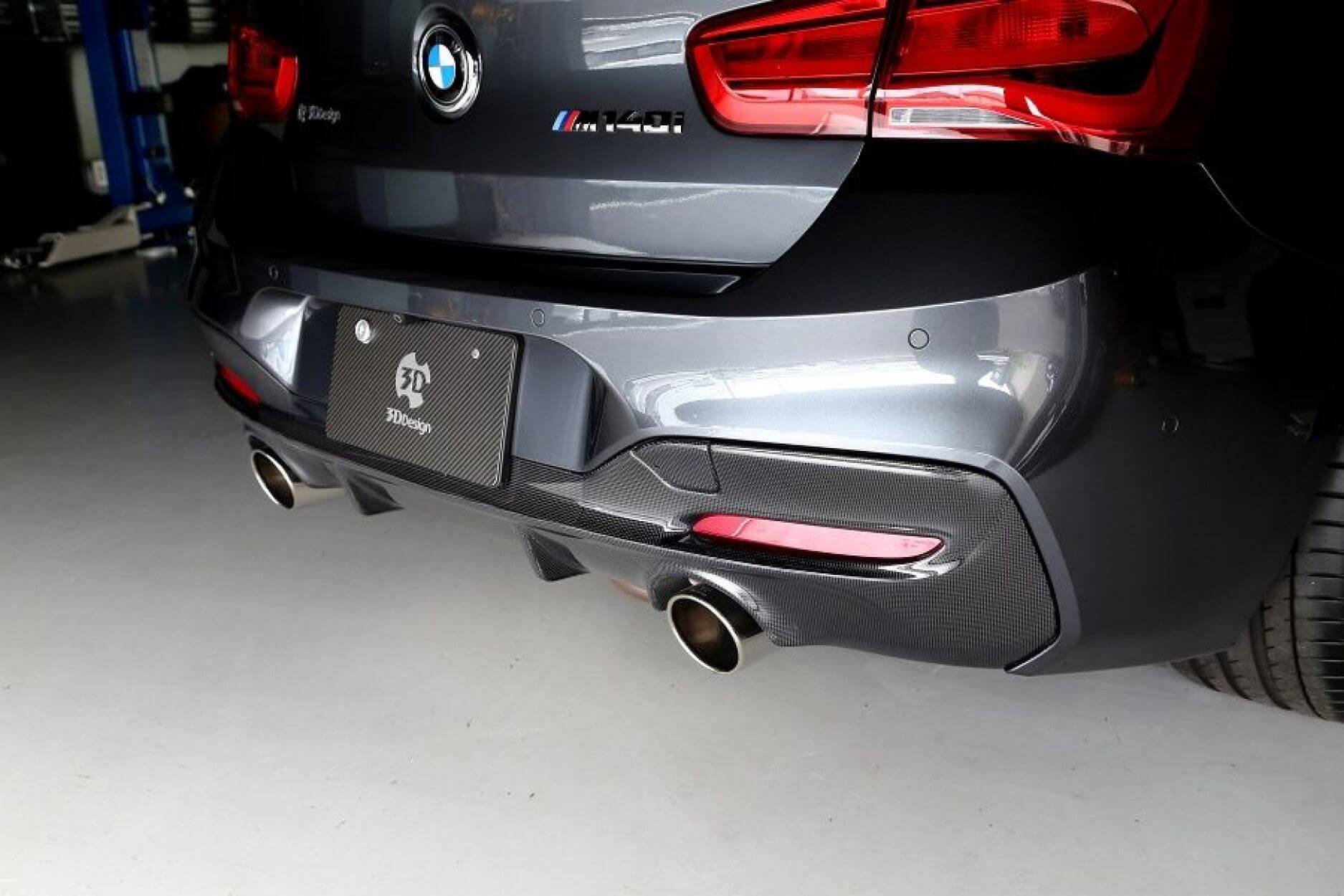 Diffusor Carbon (2 fins) | fits BMW M135i/M140i LCI (F20) | 3DDesign