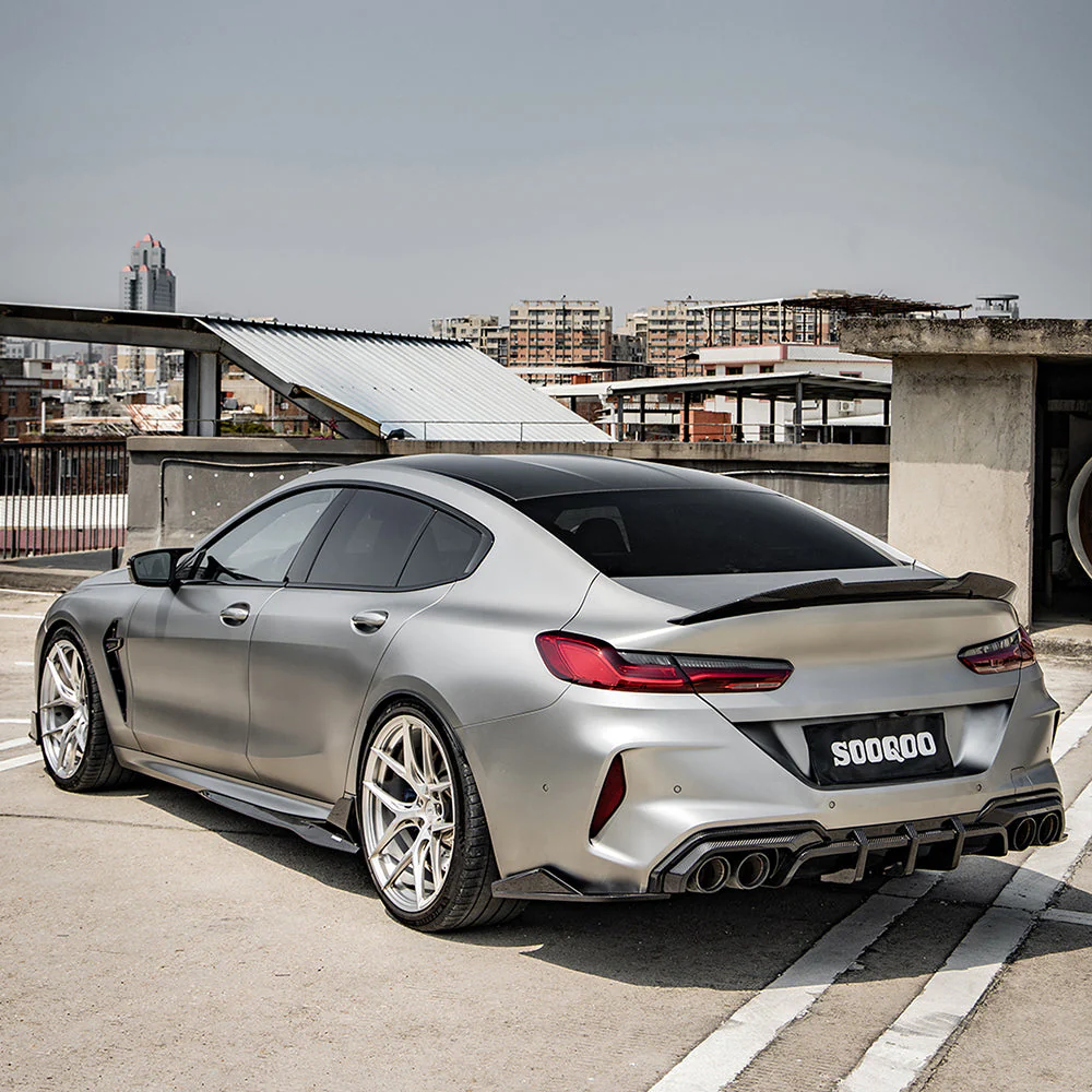 Rear diffuser SOOQOO Carbon | fits BMW M8 incl. Competition (F91/F92) S63 | Aulitzky Tuning