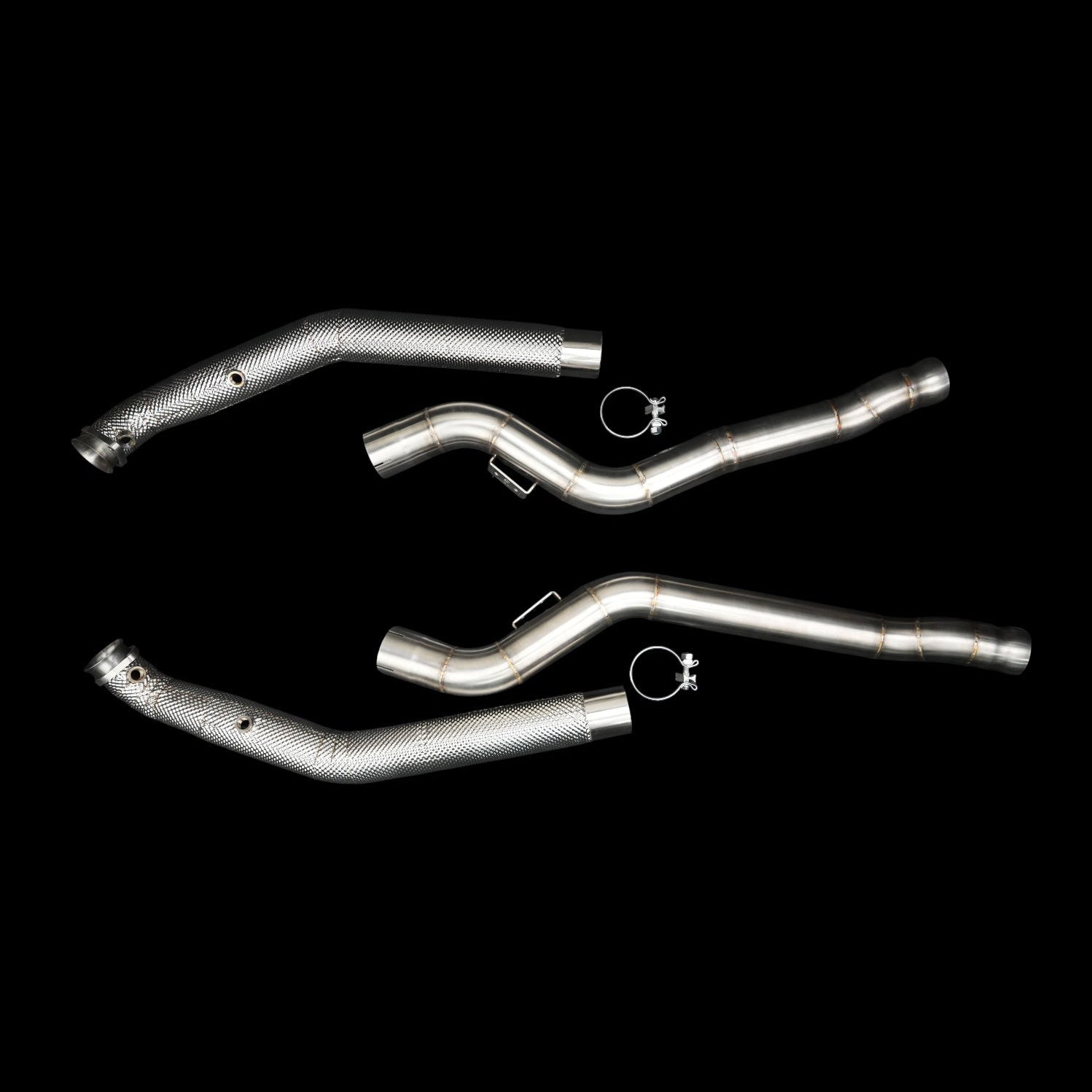 Downpipes Catless | passend für Mercedes AMG E63(S) (212) AWD M157 5.5L V8 BiTurbo | Blackboost
