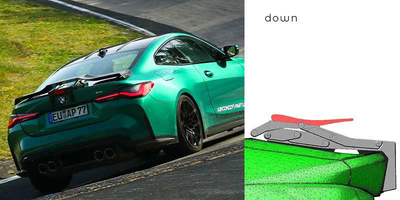 Rear wing | fits BMW 4 Series/M4 (G22/G82) | AIRCONCEPT