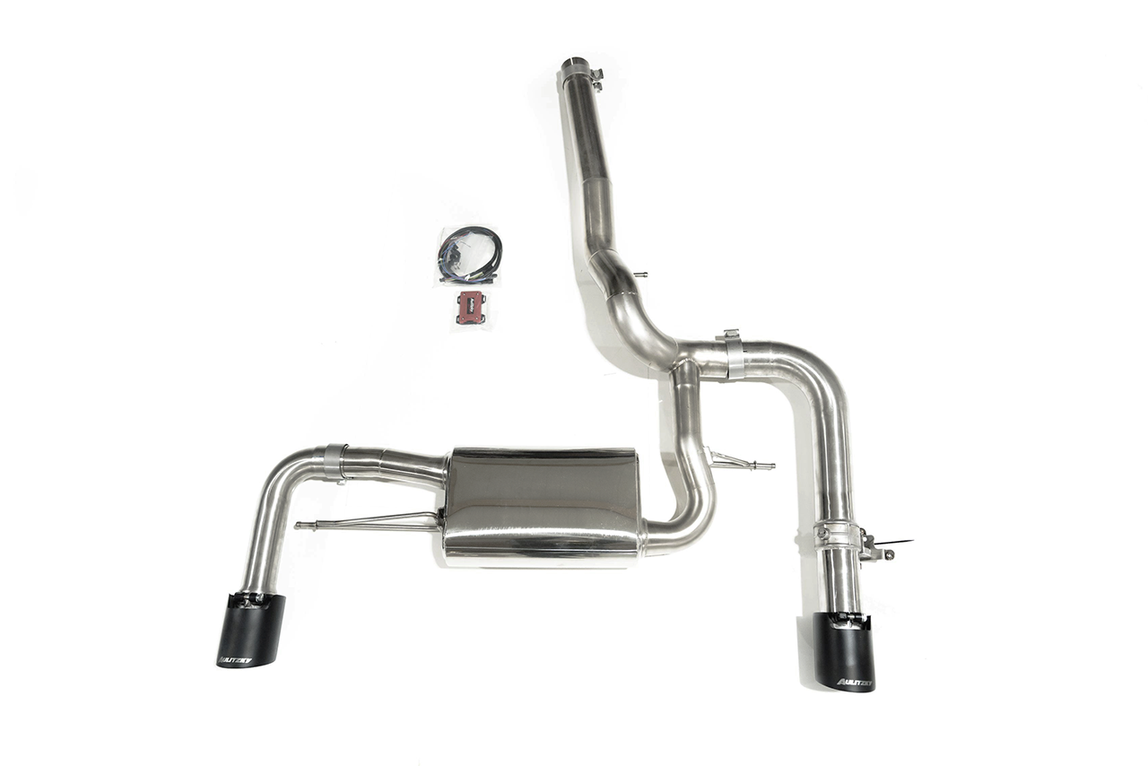 Aulitzky Exhaust | ECE exhaust system from OPF with flap control | fits BMW M135i xDrive (F40) 306hp B48