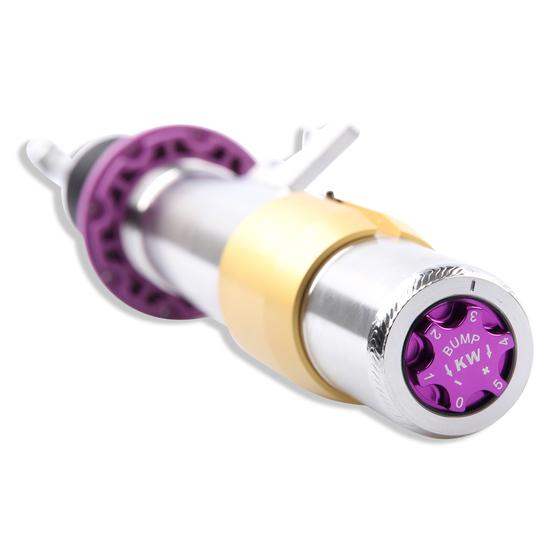 KW V3 coilover suspension inox | fits BMW 1 Series M Coupé (E82) 340hp N54 | 35220095