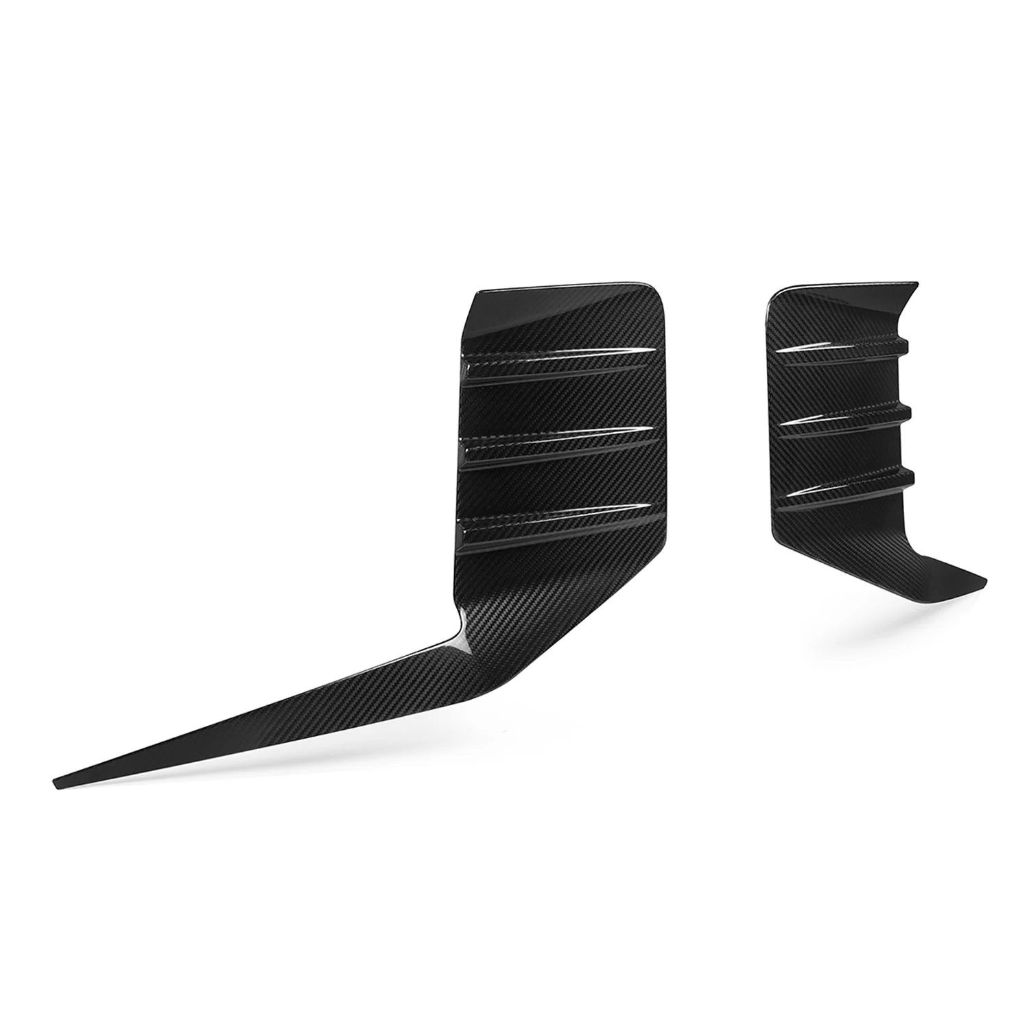 Rear bumper inserts Carbon | fits BMW M2 (G87) S58 | Aulitzky Tuning