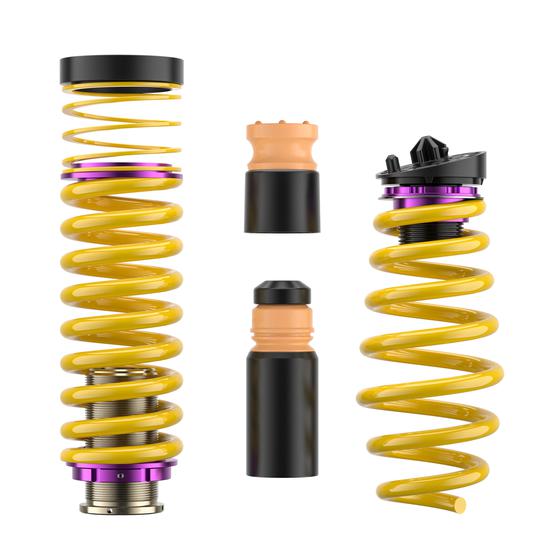 KW coilover springs | Height-adjustable spring kit | fits Audi RS4 quattro B9 | 253100BU | 253100CF