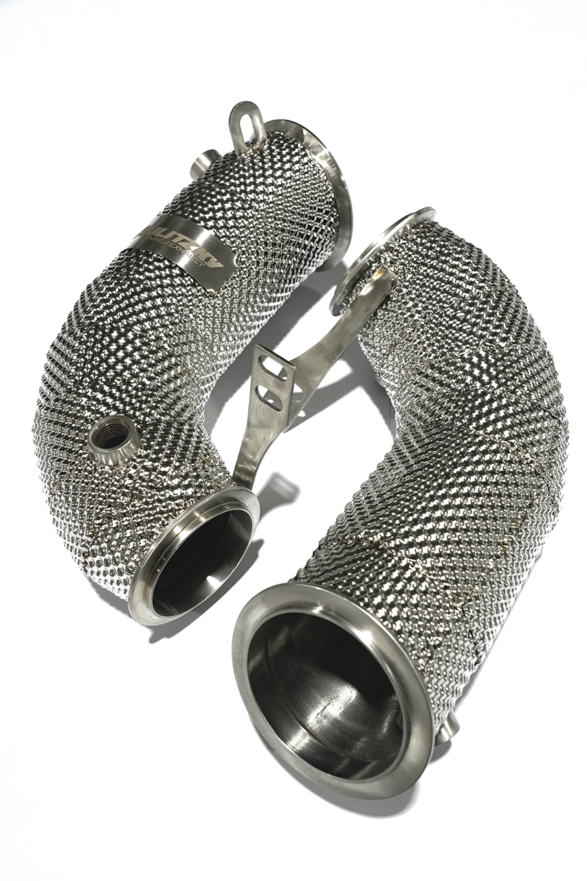 Aulitzky Exhaust | Downpipe 3" (76mm) | fits BMW M5/M8 (F90/F91/F92/F93) S63 | Motorsport articles