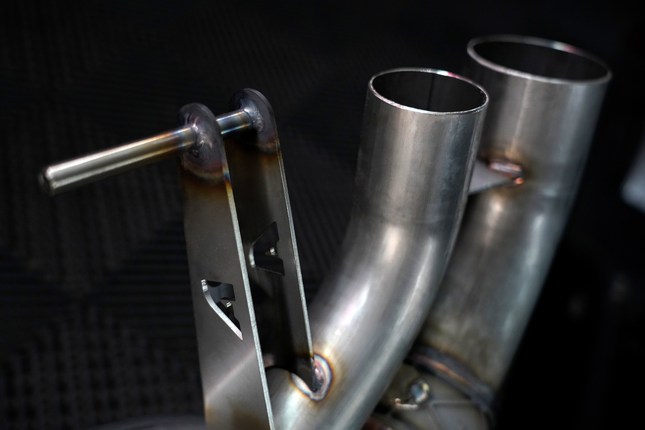 Aulitzky Exhaust | ECE exhaust system from catalyst/OPF with flap control | fits BMW M8 incl. Competition (F92) S63