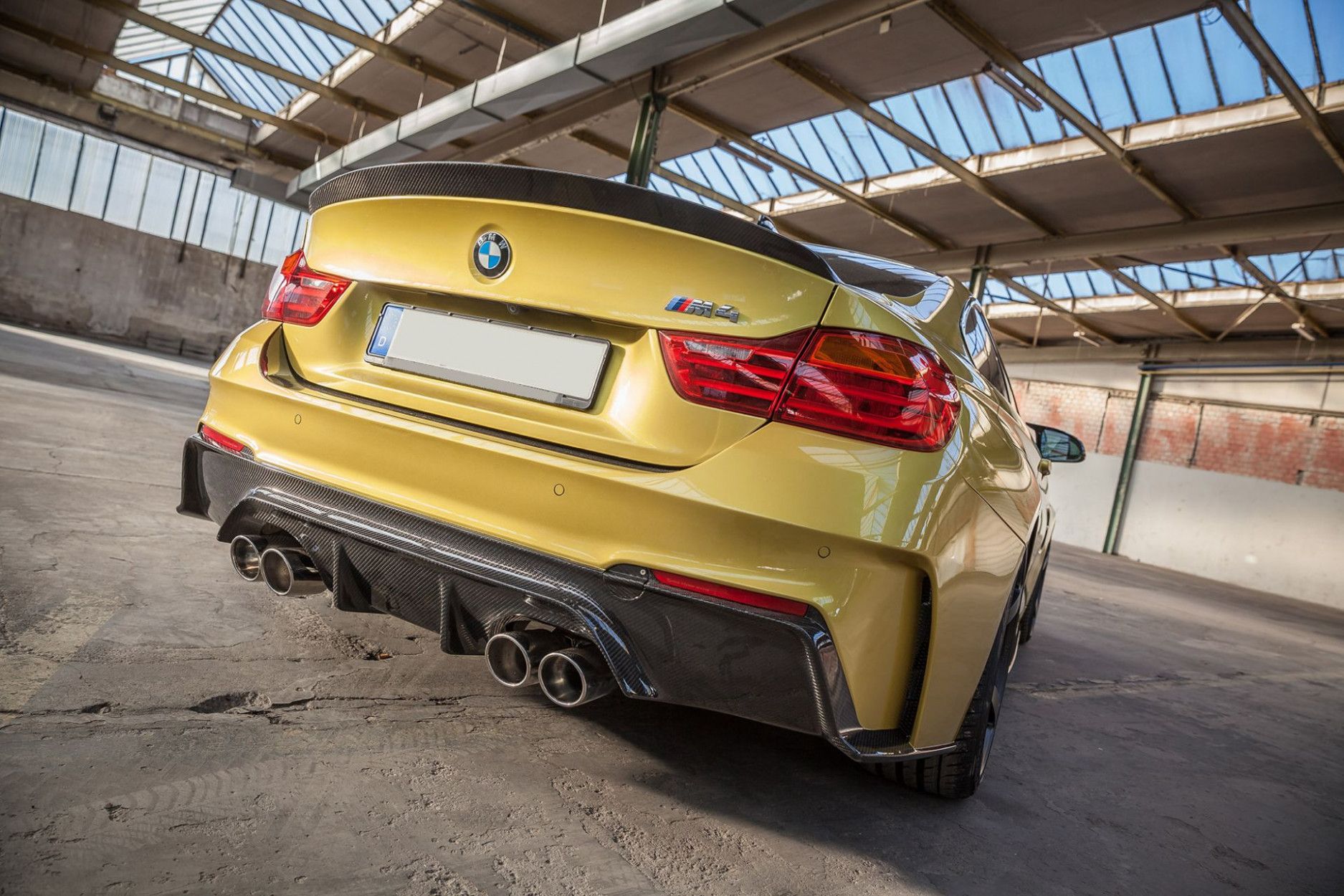 Rear bumper spoiler Carbon | fits BMW M4 incl. Competition/CS/GTS (F82/F83) S55 | 3DDesign