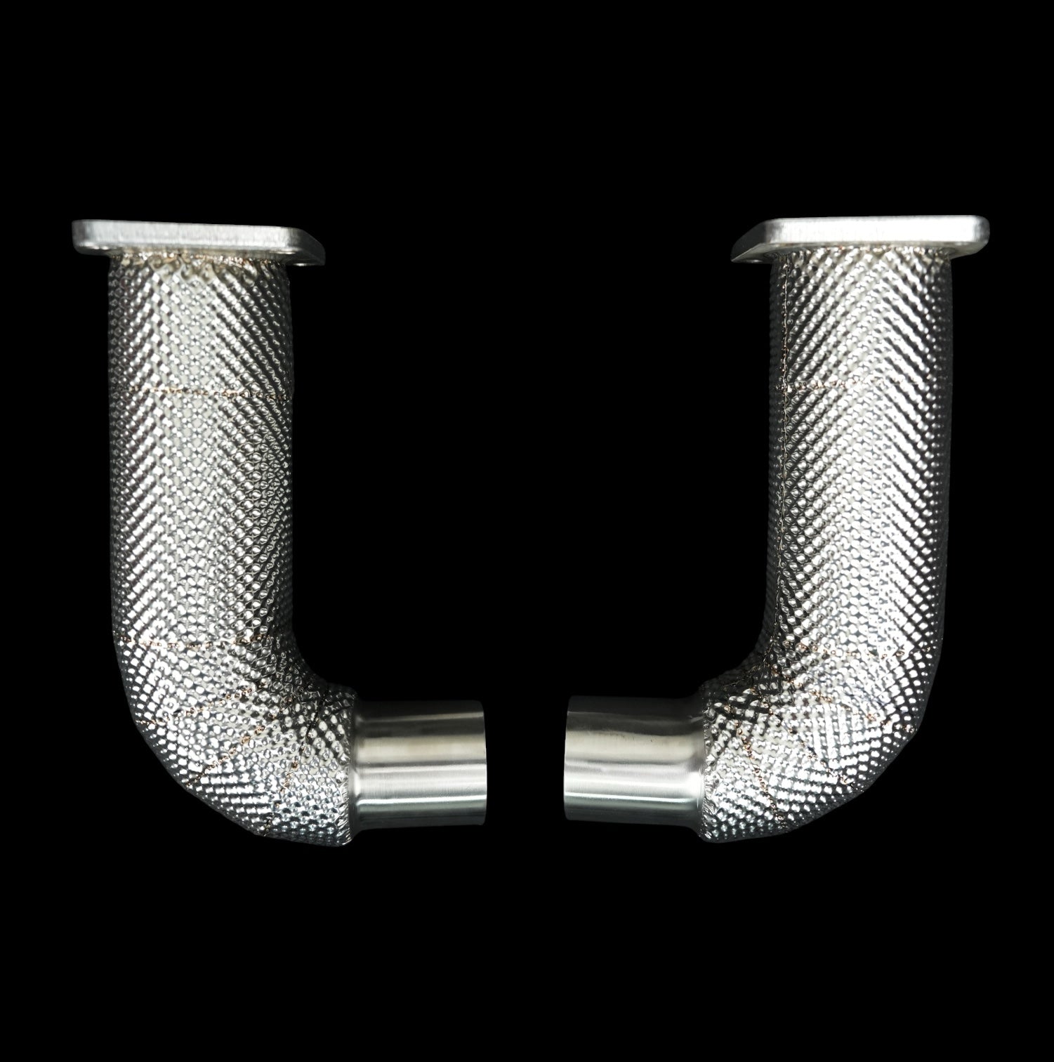 Downpipes Catless | passend für Porsche 911 Turbo (991.2) 9A1.3 3.8L F6 Twin-Turbo | Blackboost