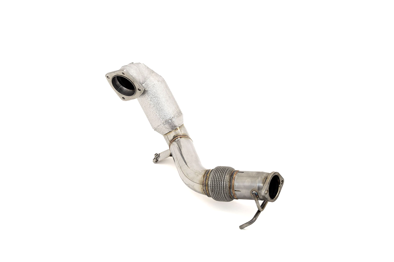 Aulitzky Exhaust | ECE downpipe 3.54" (90mm) with sports catalyst | fits Hyundai i30 N Performance (PD) OPF 275hp
