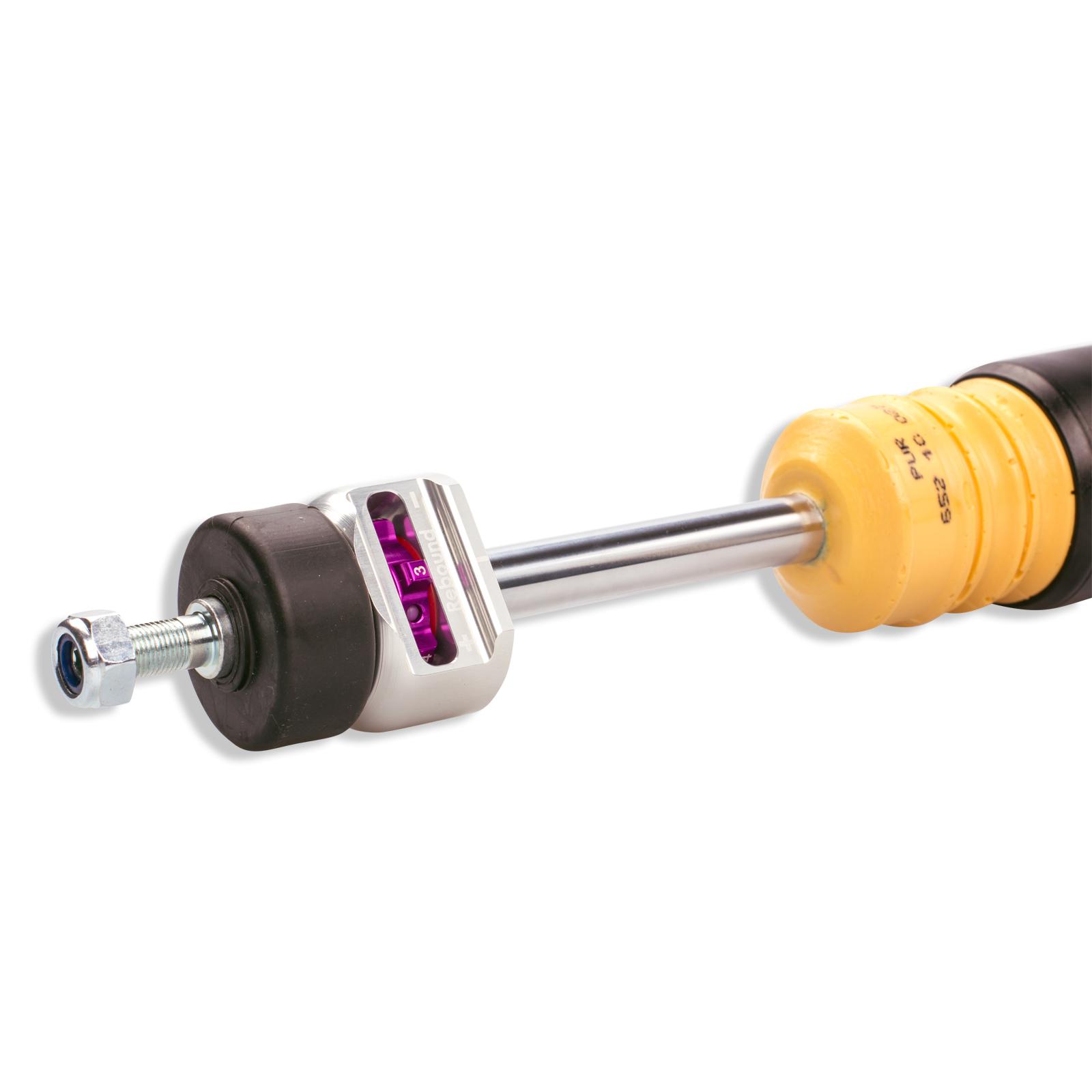 KW | V3 coilover suspension inox | Leon (5F) incl. Cupra | Golf 7 incl. GTI/CS/TCR/GTD | without electric damper control | 3528000N