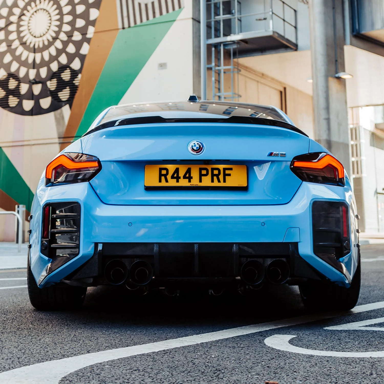 Rear diffusor A-Style Carbon | fits BMW M2 (G87) S58 | Aulitzky Tuning