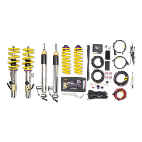 KW DDC ECU coilover suspension inox | fits BMW 1 Series M Coupé (E82) 340hp N54 | 39020004