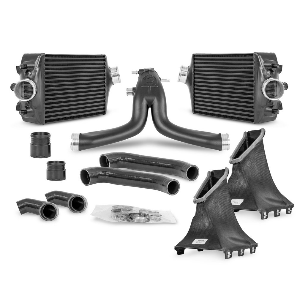 Intercooler kit + Y-intake manifold kit | fits Porsche 911 (991.1 / 991.2) 3.8 Turbo/ S | Wagner Tuning