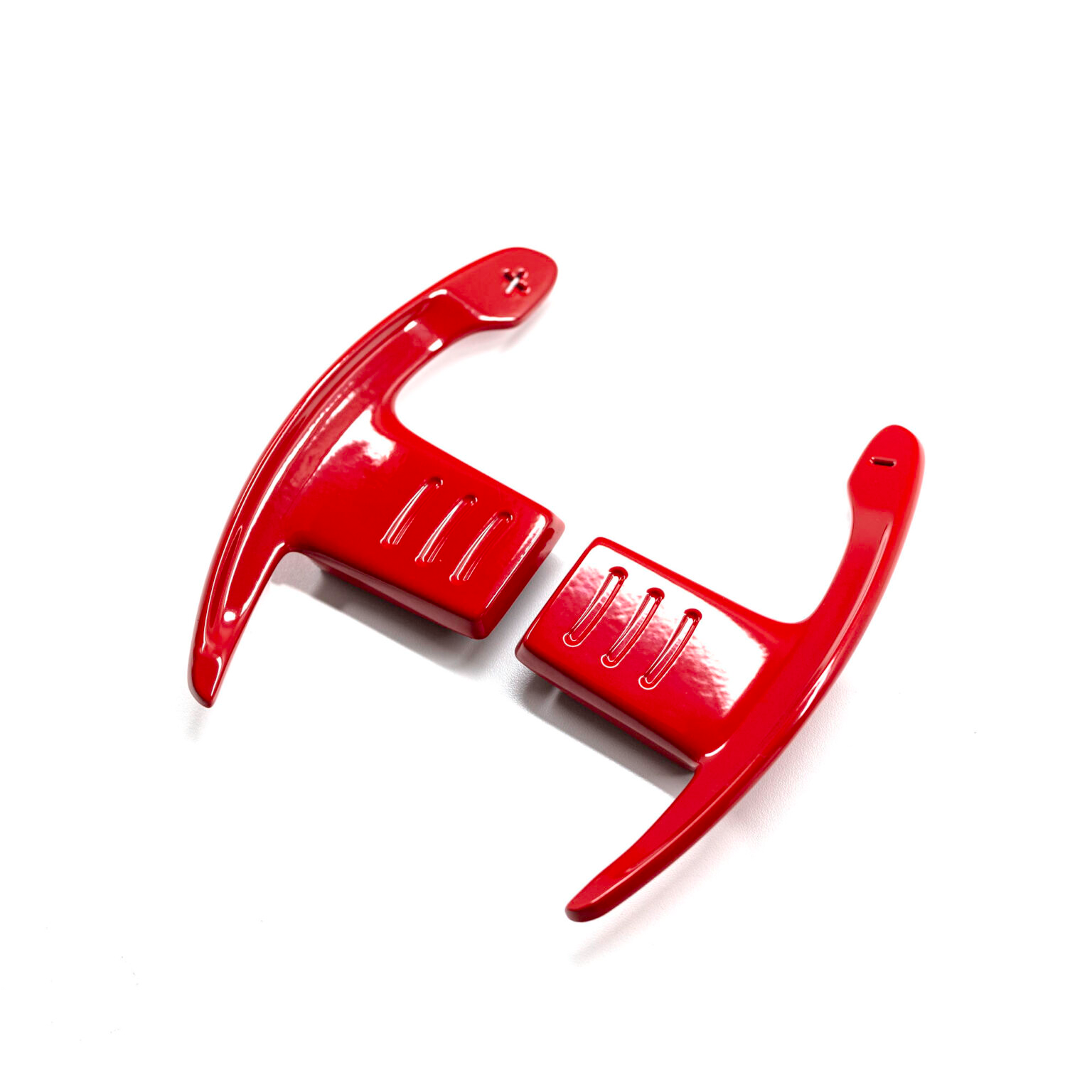 Shift paddles aluminum red glossy | fits BMW F-Series | PaddleShifterz